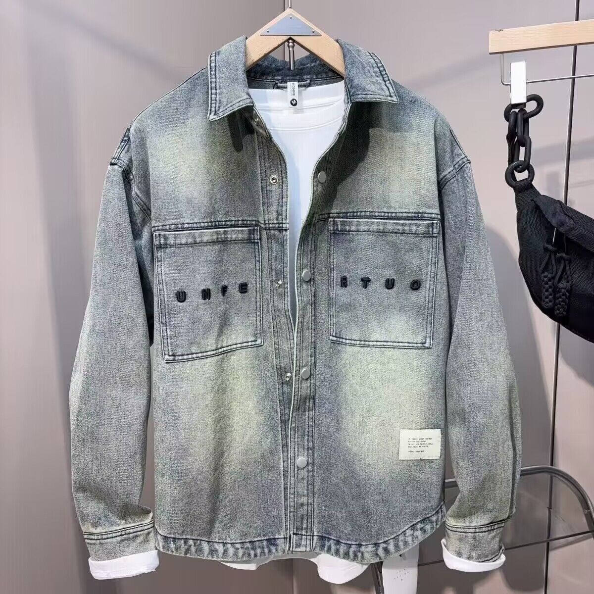 Vintage Clean fit Spring Autum - đánh giá và giá Jeans Shirt Fashion For Men