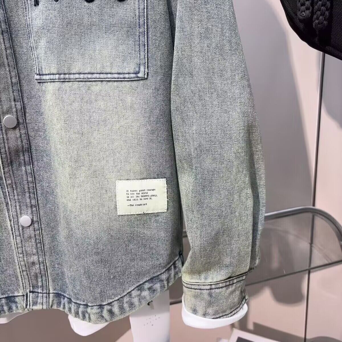 Vintage Clean fit Spring Autum - đánh giá và giá Jeans Shirt Fashion For Men