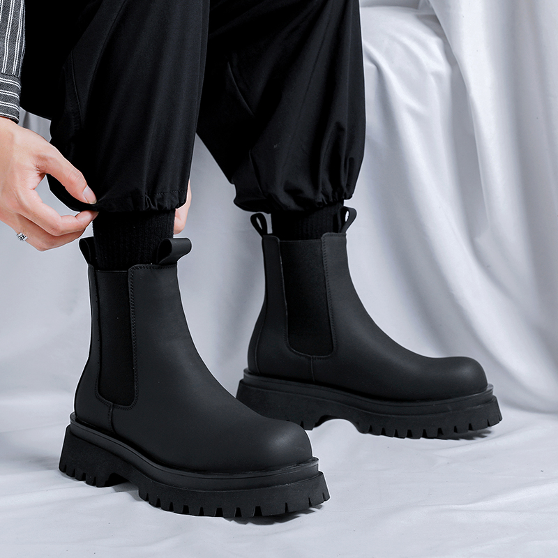 2026 Platform Black High Top B - đánh giá và giá Chelsea Boots Men