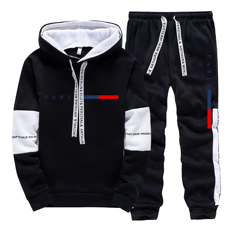 Men's Set/Hoodie/Pants Paris F - đánh giá và giá Mens Fashion Casual Outfits