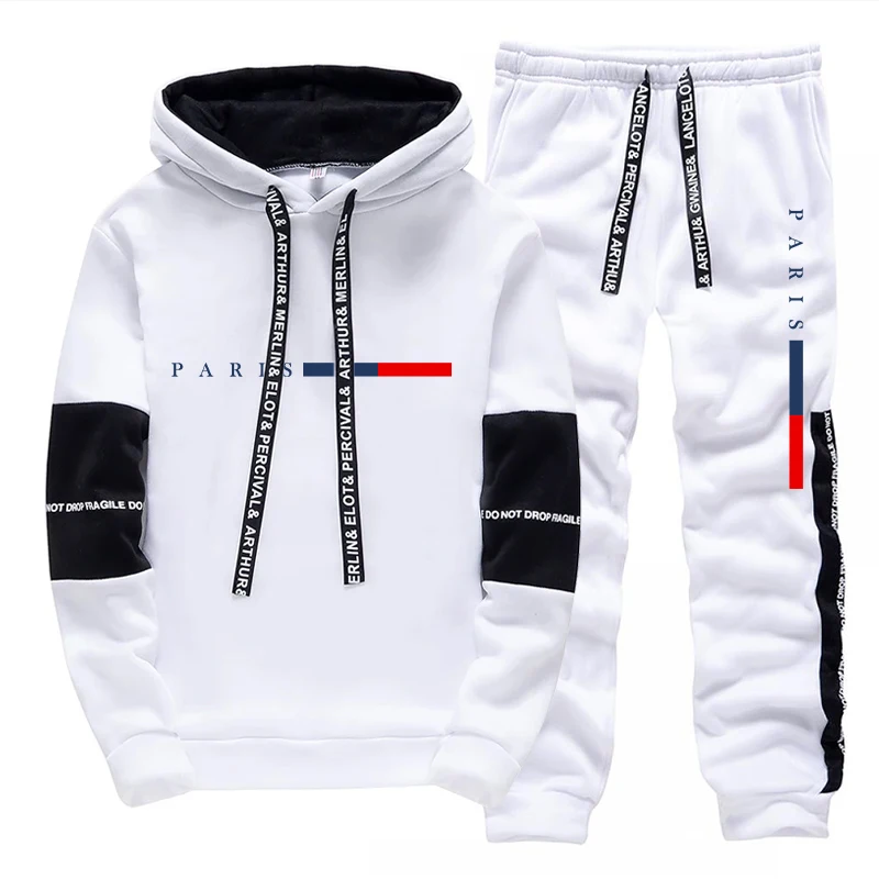 Men's Set/Hoodie/Pants Paris F - đánh giá và giá Mens Fashion Casual Outfits