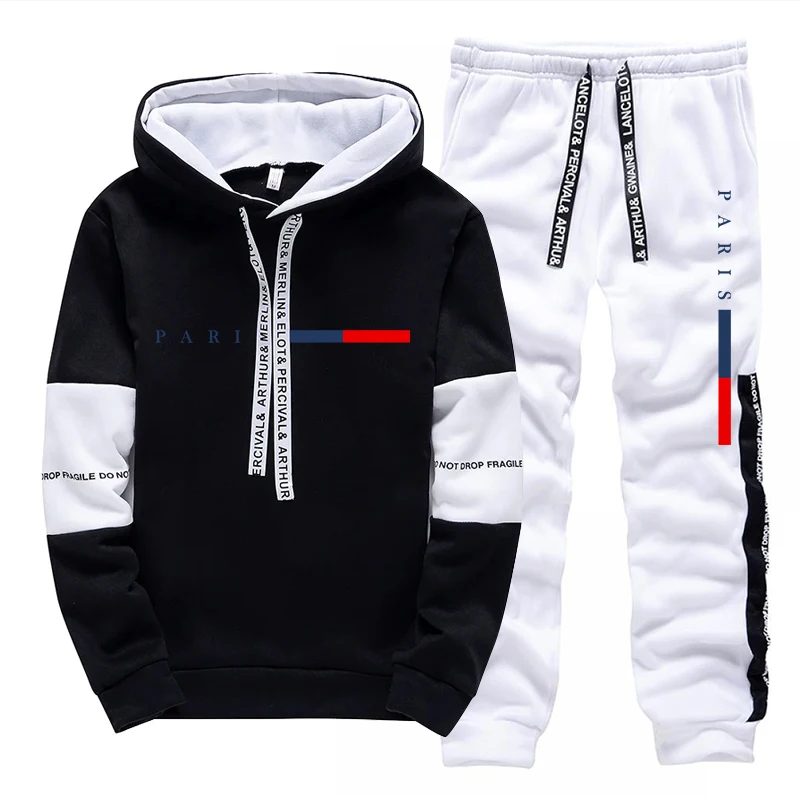 Men's Set/Hoodie/Pants Paris F - đánh giá và giá Mens Fashion Casual Outfits