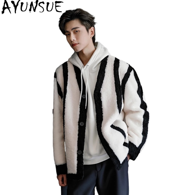 AYUNSUE New Fashion Real Fur C - đánh giá và giá Men'S Fashion Leather Jacket