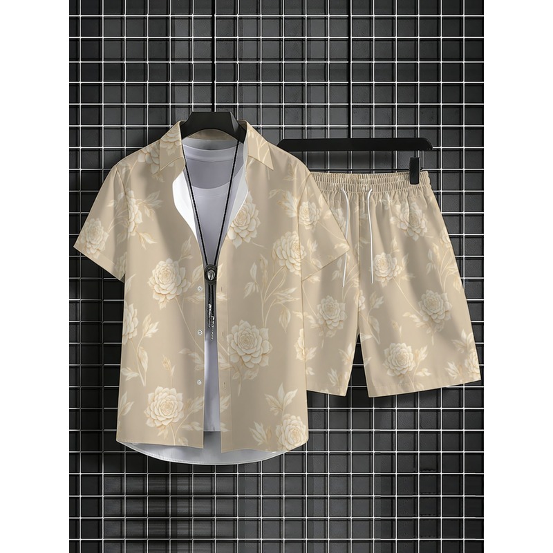 Men's Summer Polyester Floral  - đánh giá và giá Mens Fashion Casual Outfits