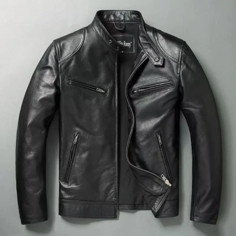 Genuine Leather Jacket Men 100 - đánh giá và giá Men'S Fashion Leather Jacket