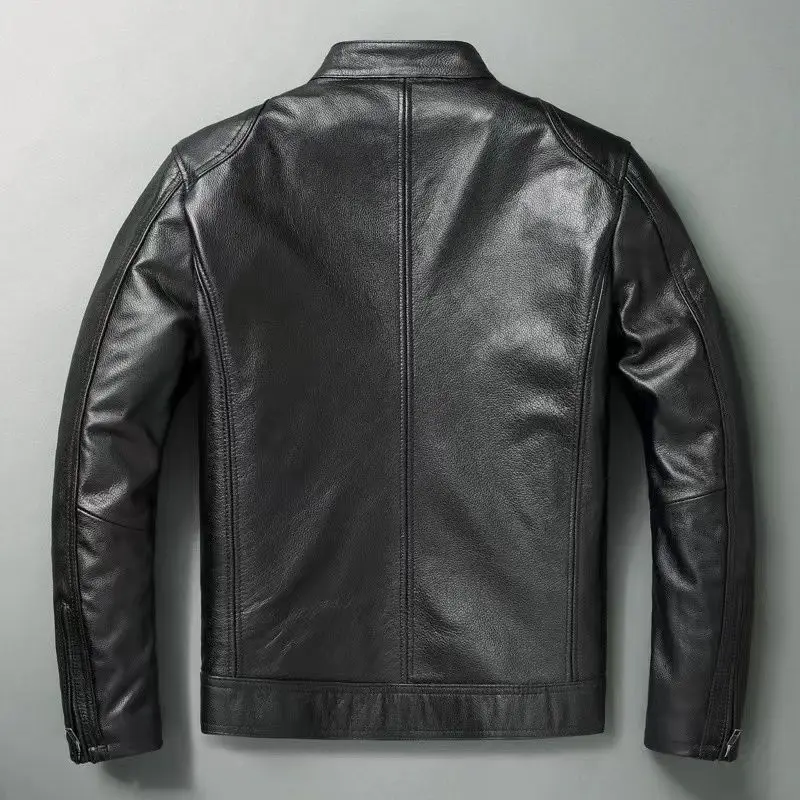 Genuine Leather Jacket Men 100 - đánh giá và giá Men'S Fashion Leather Jacket