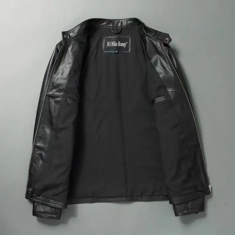 Genuine Leather Jacket Men 100 - đánh giá và giá Men'S Fashion Leather Jacket